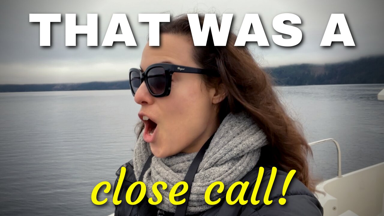 Holy sh$t that was a CLOSE CALL while cruising in British Columbia, Canada! [MV FREEDOM]