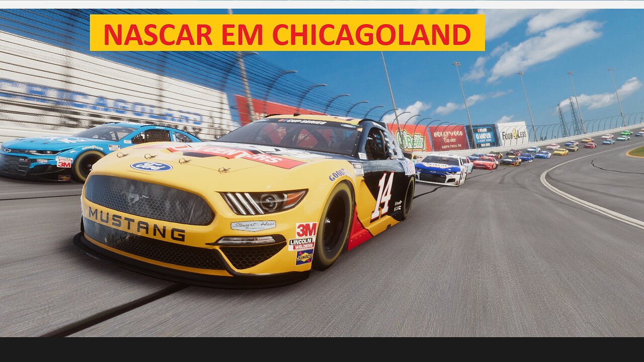 NASCAR heat5 em Chicagoland, corrida excelente, P6. Corrida#17. #nascarheat5