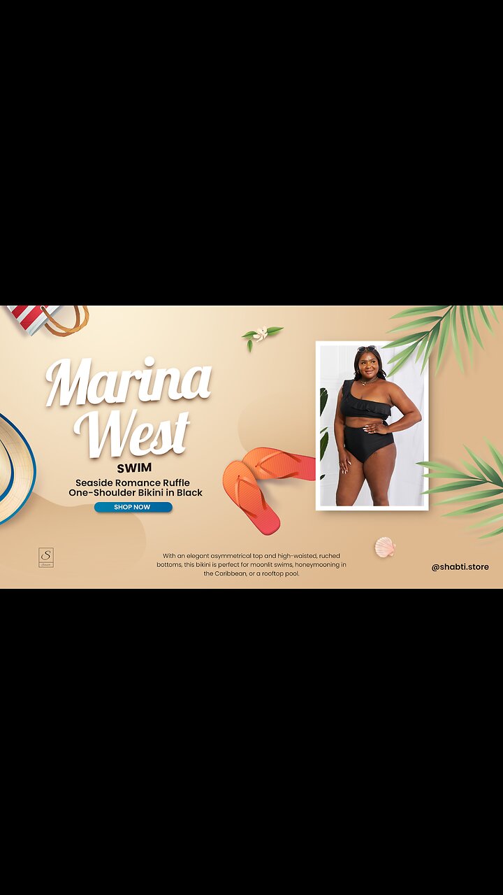 Marina West Swim Take A Dip Twist High-Rise Bikini in Ochre main image 0