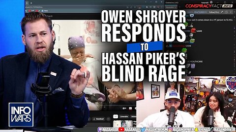 Owen Shroyer Responds to Hassan Piker's Rage in Viral Video