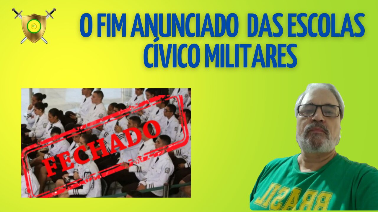 O FIM ANUNCIADO DAS ESCOLAS CÍVICO MILITARES.