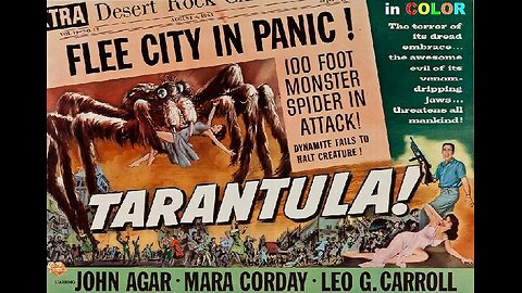 TARANTULA 1955 in COLOR It's 100 Feet of Hideous Monstrous Crawling Terror FULL MOVIE