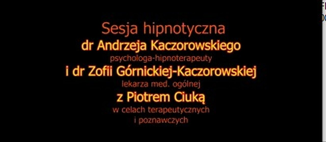 GRANICA ŻYCIA I ŚMIERCI, BADANIA W TRANSIE HIPNOZY, OPUSZCZENIE CIAŁA W HIPNOZIE, PSYCHOMAUNIPULACJA /TVN ,,NIE DO WIARY ,, 2002