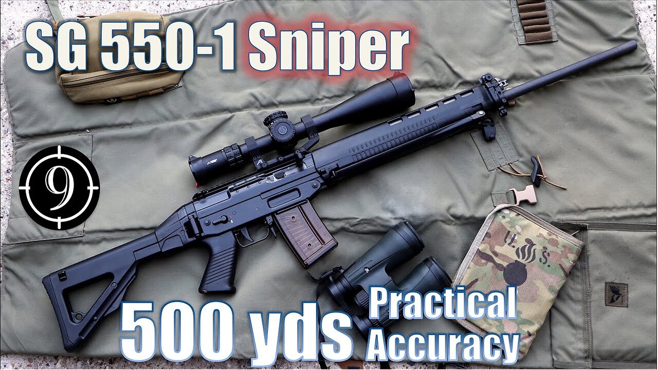 SG 550-1 Sniper to 500yds: Practical Accuracy - Krieg 550 from Counterstrike