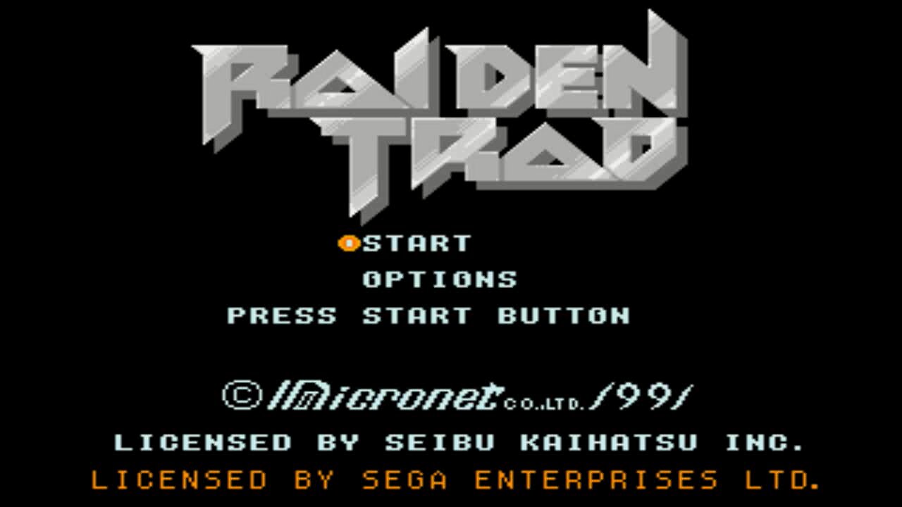 Raiden Densetsu ~ Raiden Trad - Hack Edition ( MD ROM )