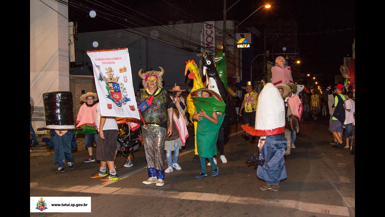 CORDÃO DOS BIXOS - CARNAVAL NA PRAÇA DA MATRIZ TATUÍ - SP