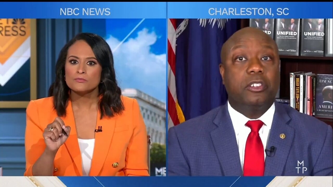 NBC Host Defends Democrats on Abortion, Tim Scott Fights Back