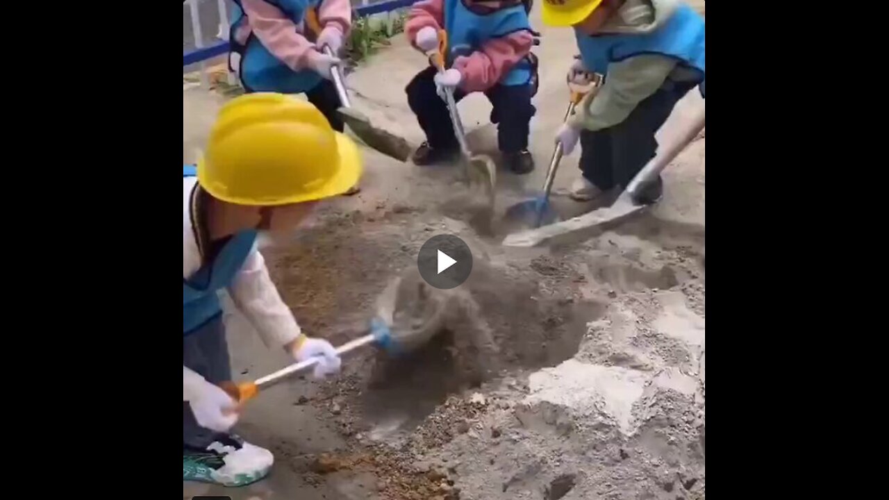 A kindergarten school in Asia.