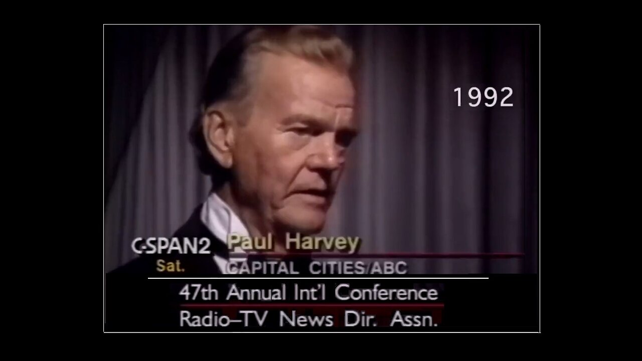 • Paul Harvey - The non-Crisis** "Climate Crisis Will Destroy The U.S. Economy..." - 1992 •