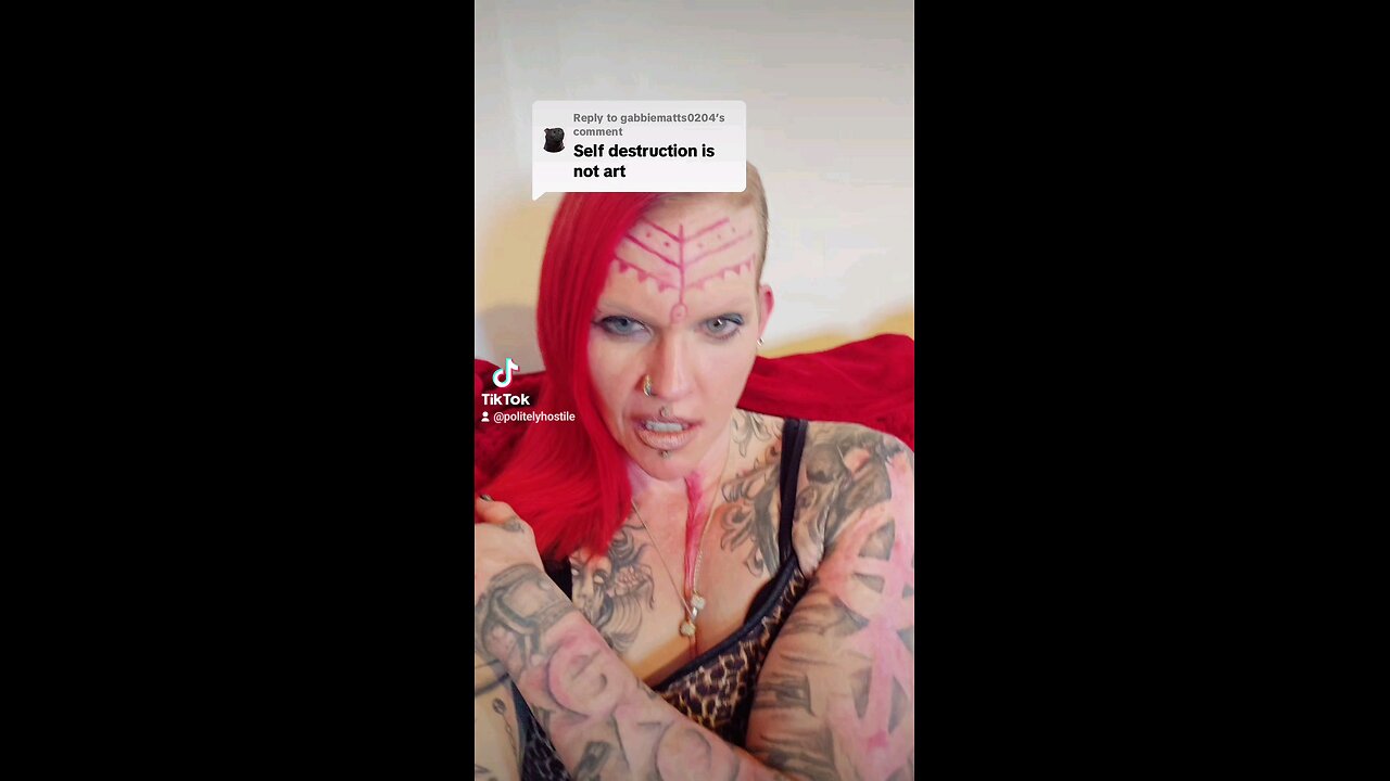self destruction?