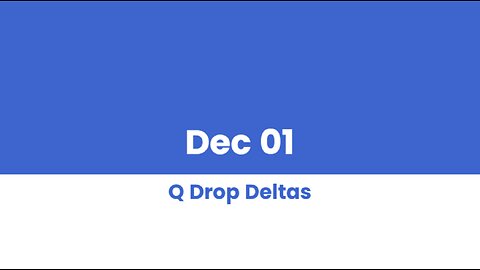 Q DROP DELTAS DEC 01