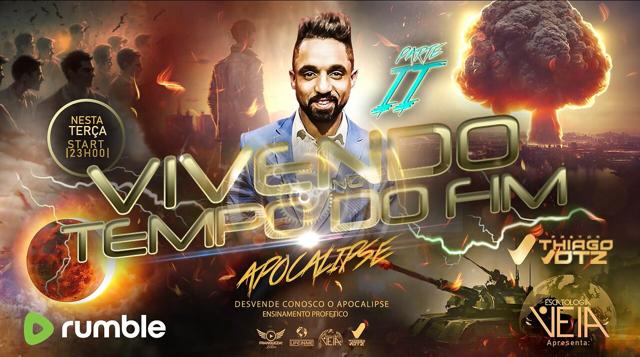 VIVENDO NO TEMPO DO FIM | PARTE 2 | #ESCATOLOGIANAVEIA #THIAGOVOTZ