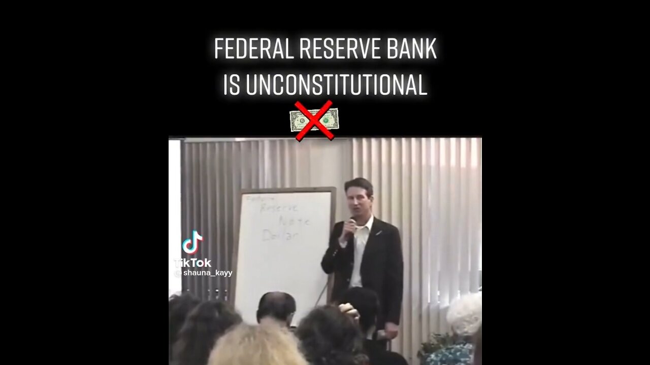 THE FEDERAL RESERVE BANK IS UNCONSTITUTIONAL