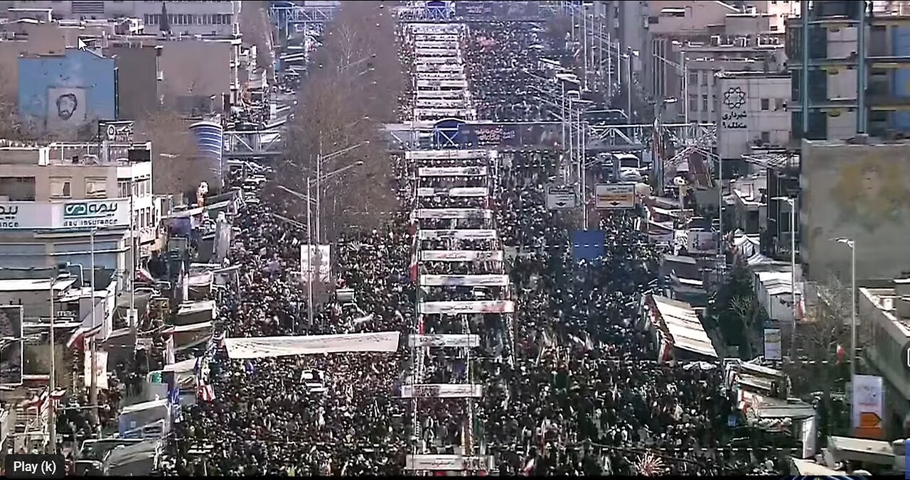 استقبال عظیم مردم ایران در 44 سالگیه انقلاب ایران