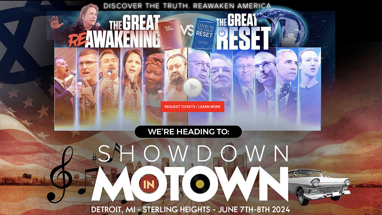 Patriot Clay Clark drops by with news about the Great Reset and the next ReAwaken America Tour!