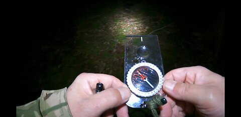 Navigating at night in the woodland. 20TH Jan 2023