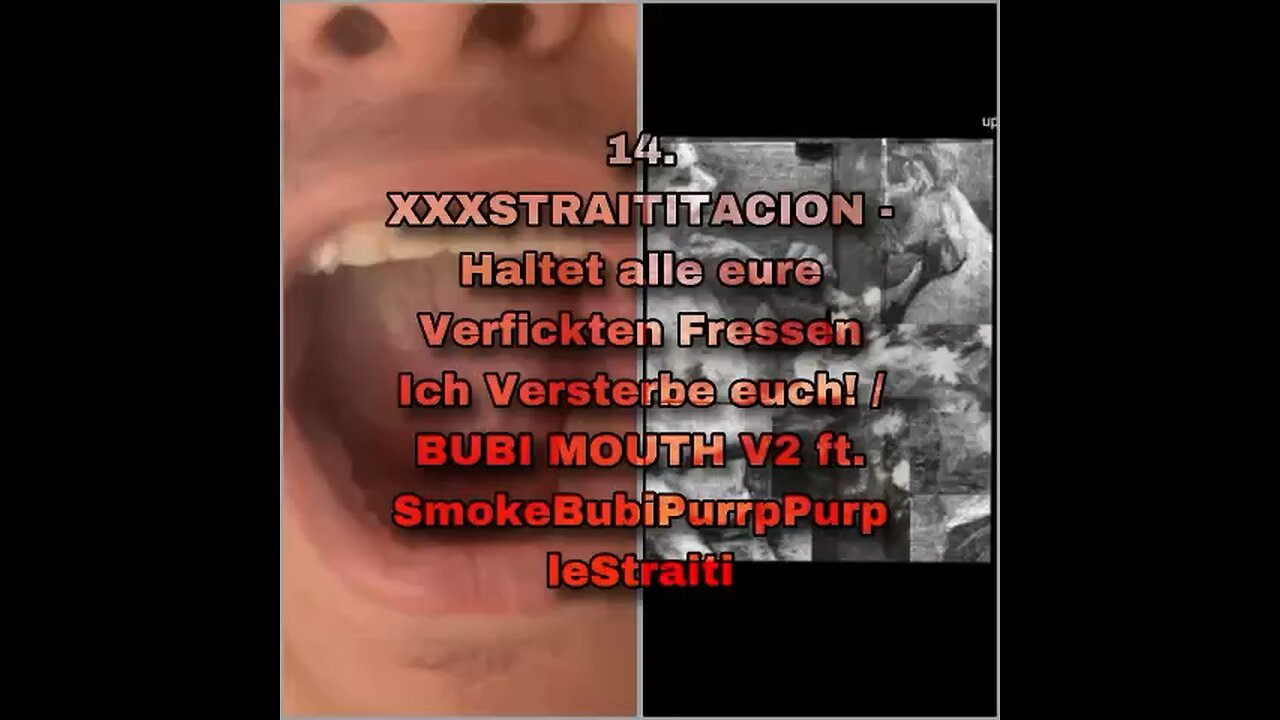 14. & 3. XXXSTRAITITACION - Haltet alle eure Verfickten Fressen Ich Versterbe euch! / BUBI MOUTH V2 ft. SmokeBubiPurrpPurpleStraiti - (OV1A)