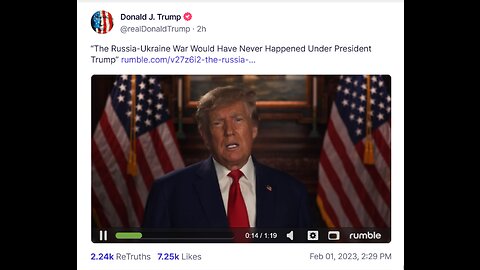 Donald J. Trump The Russia-Ukraine War Would Have Never Happened Under President Trump