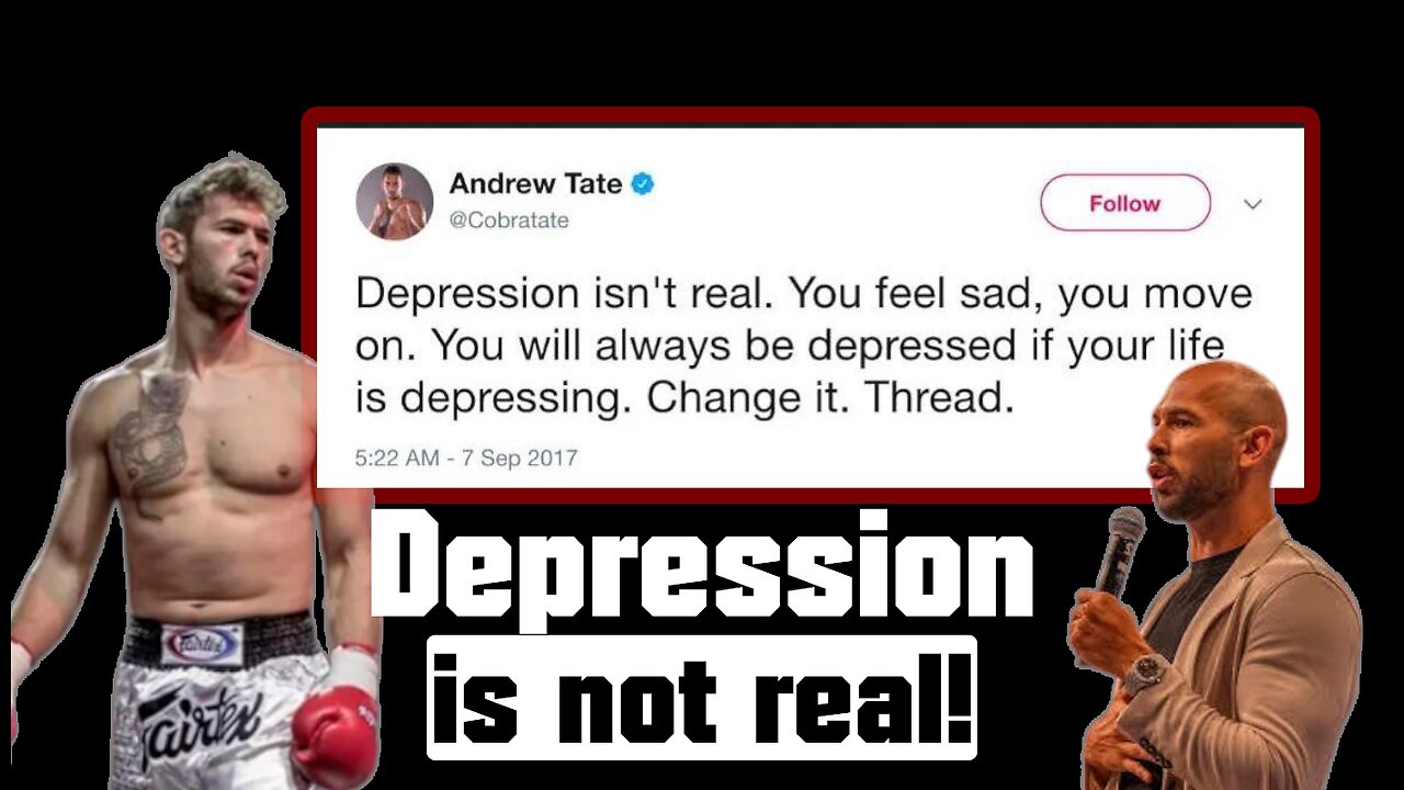 Depression is not real | Andrew Tate's most controversial take | Fresh&Fit Podcast