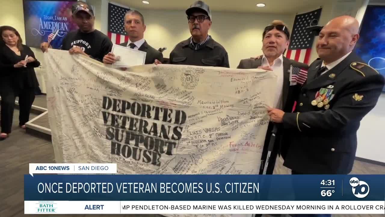 Once deported veterans become U.S. Citizens