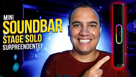 Mini SOUNDBAR STAGE SOLO, com 12W de POTÊNCIA e SUPER CUSTO BENEFÍCIO! Unboxing e testes