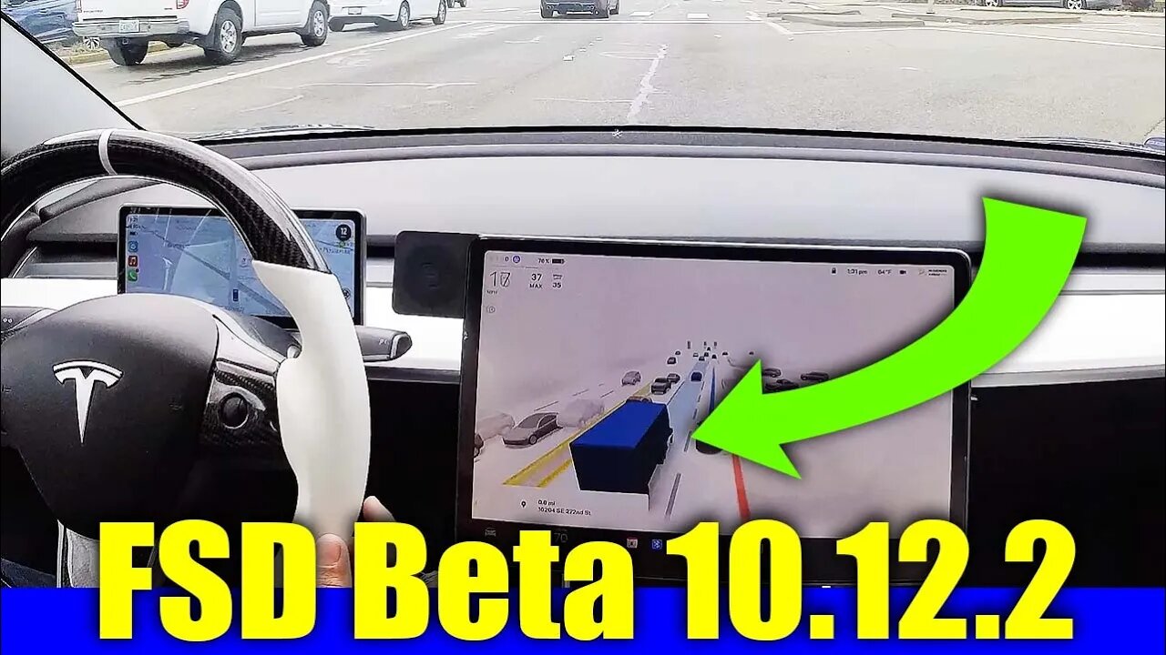 🚙 Tesla FSD Beta 10.12.2 // First Impressions "I SEE GHOSTS!"