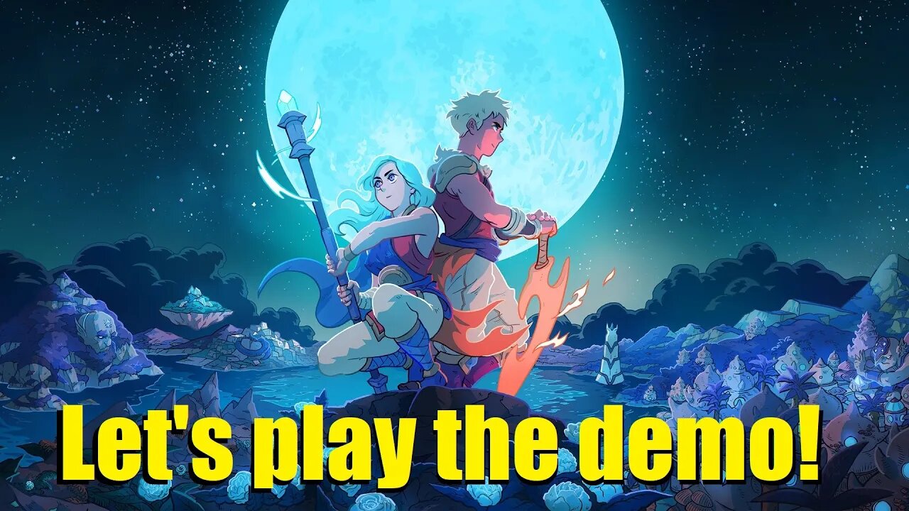 Checking out the SEA OF STARS DEMO for the Nintendo Switch