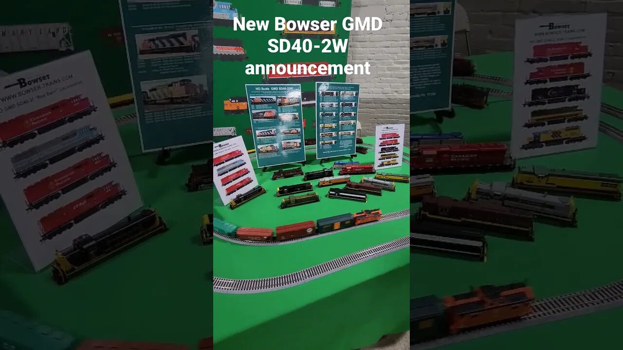 New Bowser HO GMD SD40-2W announcement