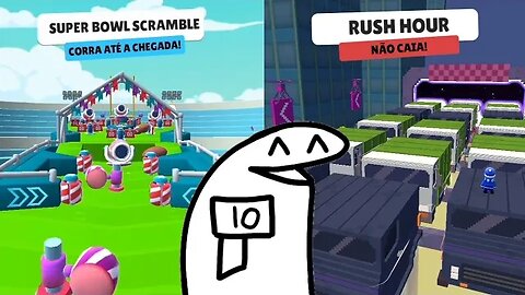 Jogando os novos mapas do Stumble Guys!!!