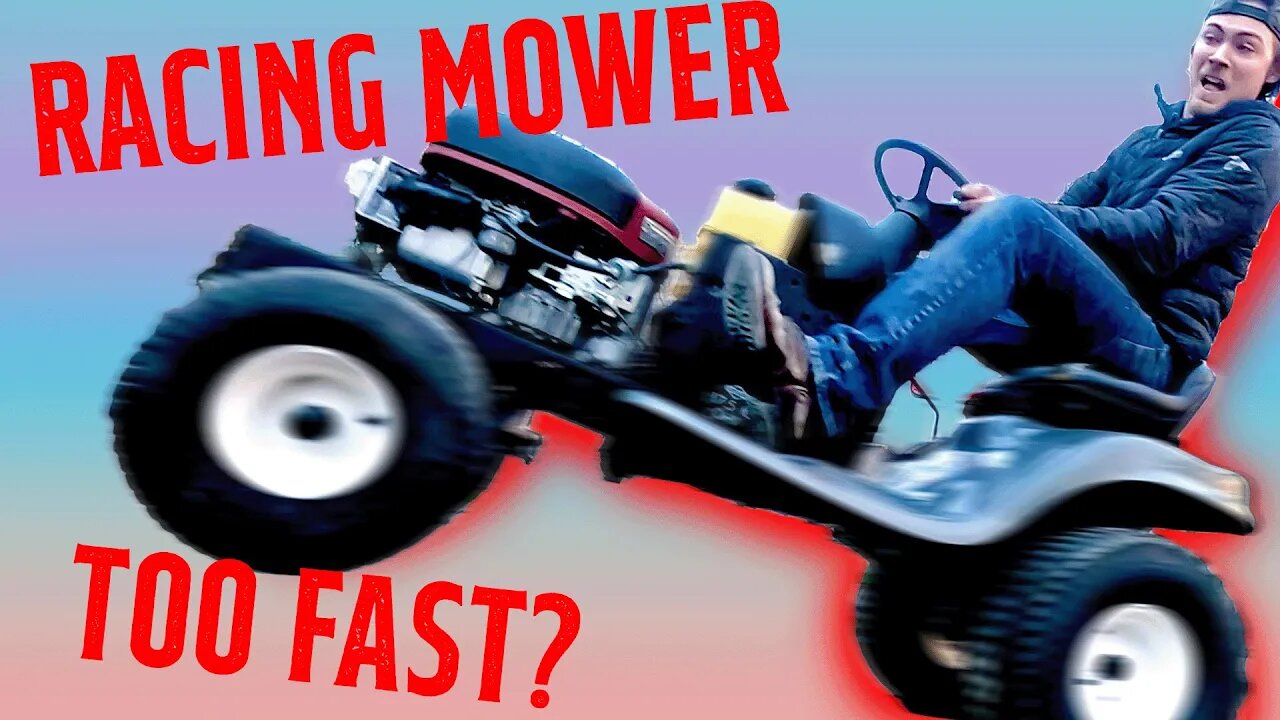 My Racing Mower is FINALLY WORKING... sort of...