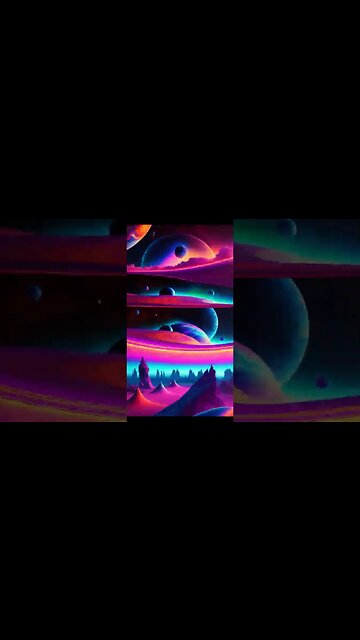 Trippy Animations Space!Pt8🌟🌞🌘#shorts #space
