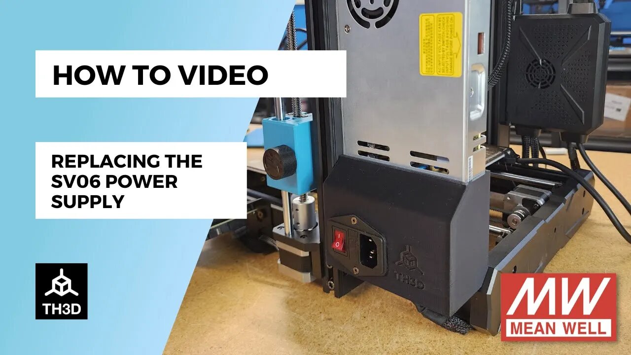 Replacing the SV06 Power Supply | Meanwell Conversion/Upgrade