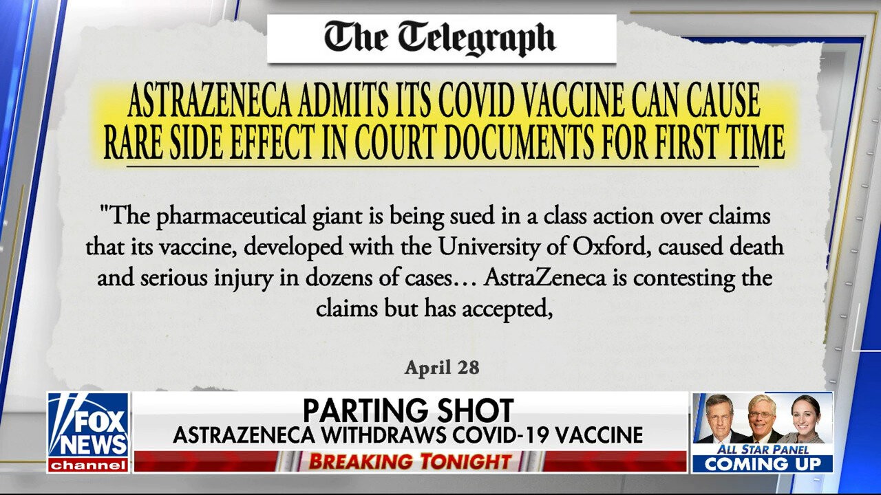 AstraZeneca Withdrawing Covid Vaccine As Concerns Over Side Effects Grow