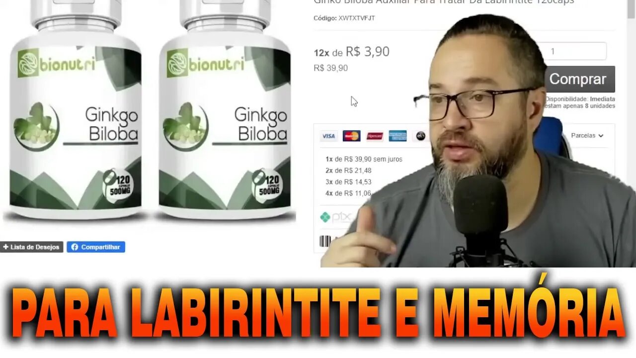 GINKO BILOBA, Labirintite, memória, ansiedade, depressão e saúde do coração