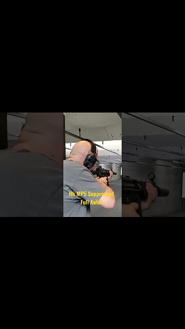 The Machinegun smile is a real thing! (Suppressed Hk MP5)