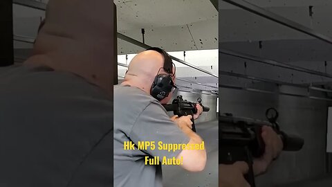 The Machinegun smile is a real thing! (Suppressed Hk MP5)