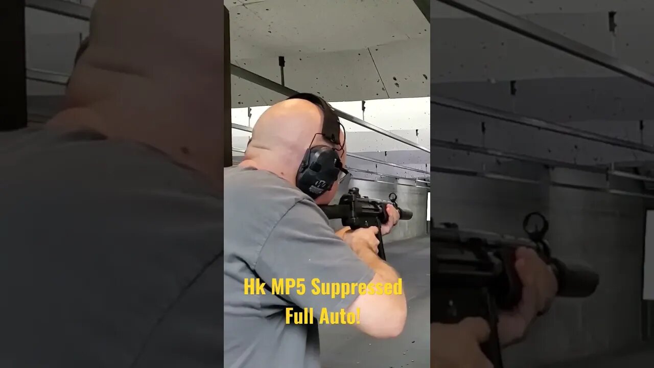 The Machinegun smile is a real thing! (Suppressed Hk MP5)