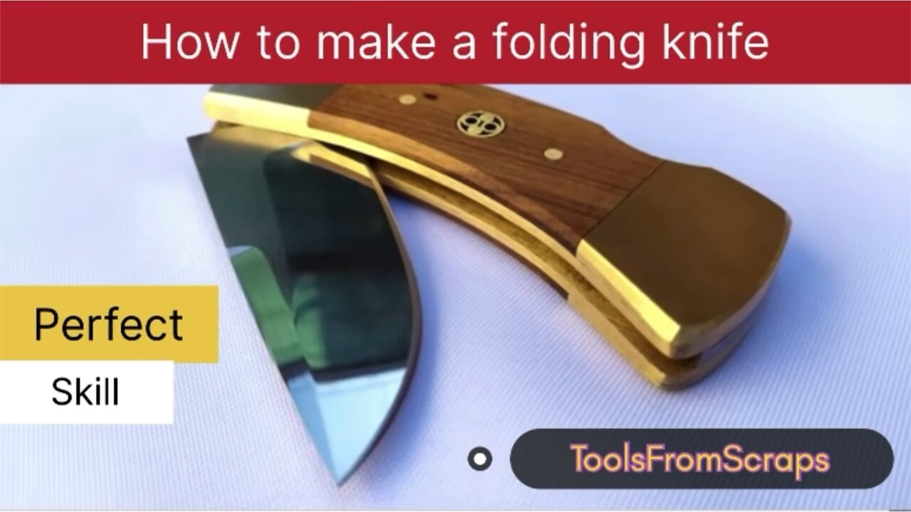 This is how a folding knife is made
