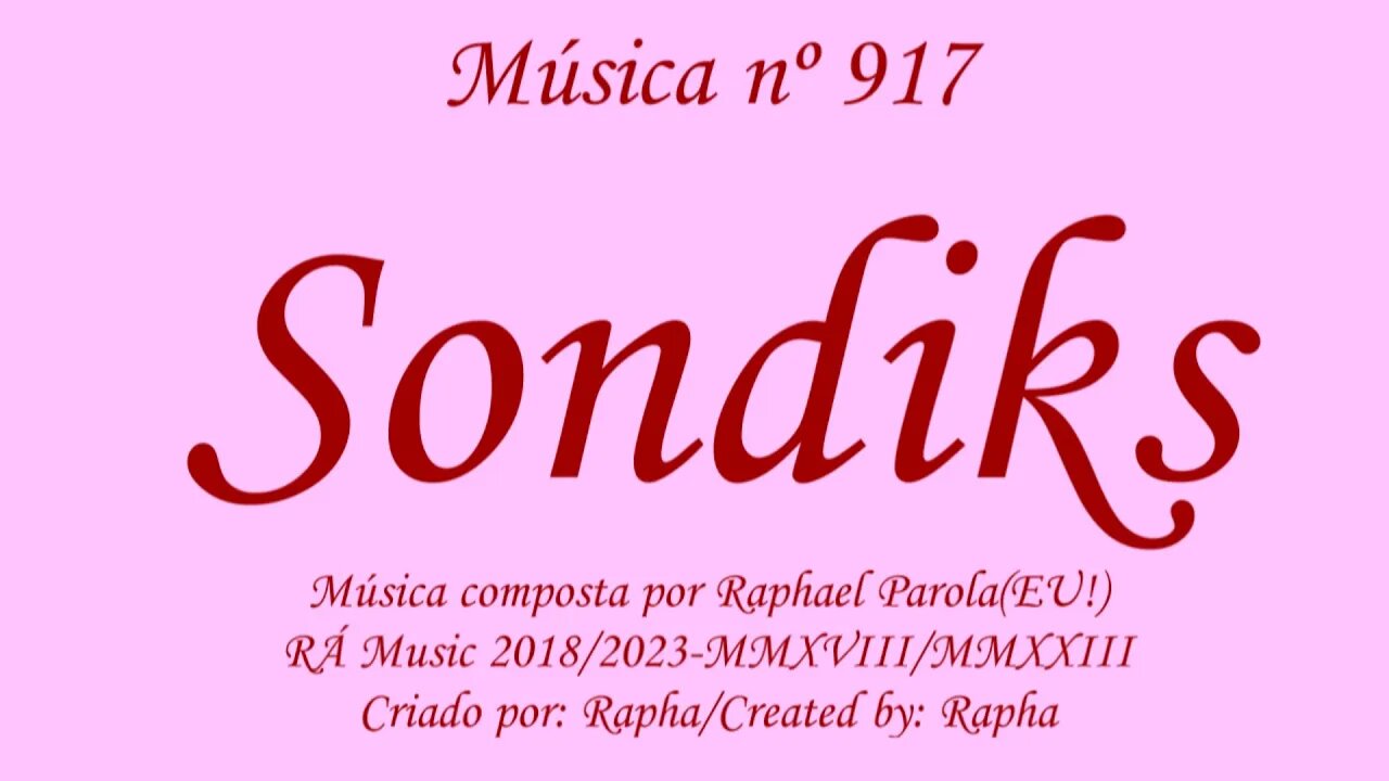 Música nº 917-Sondiks