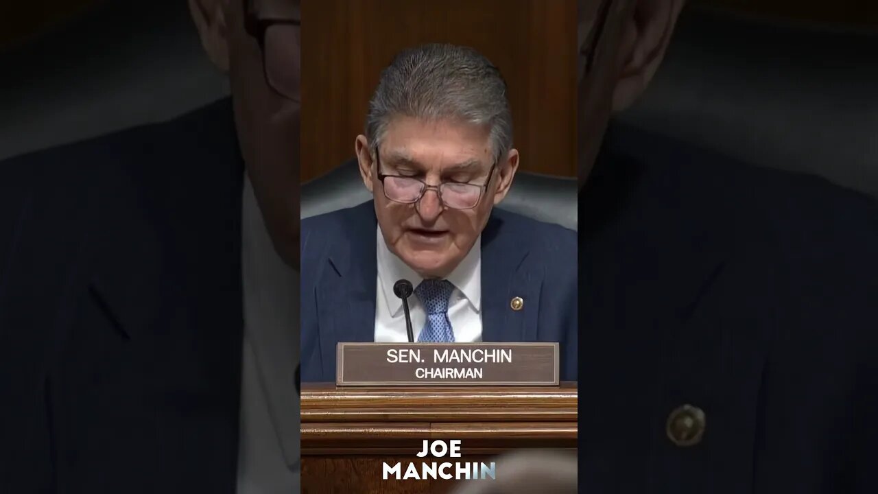 Joe Manchin, I Strongly Oppose The Any Ban On Gas Stoves
