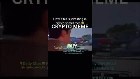 CRYPTO MEME: The HELL that You’re Undergoing when Investing in CRYPTO Sometimes #cryptomeme #invest