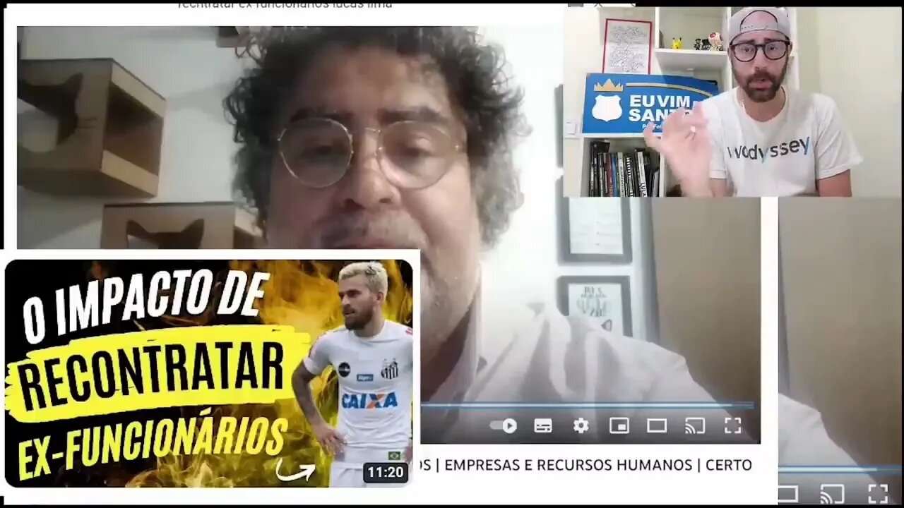 EU VIM DE SANTOS | REACT | ANALISANDO O VÍDEO DO NOSSO CANAL | GRATIDÃO FELIPE NORONHA | RECONTRATAR