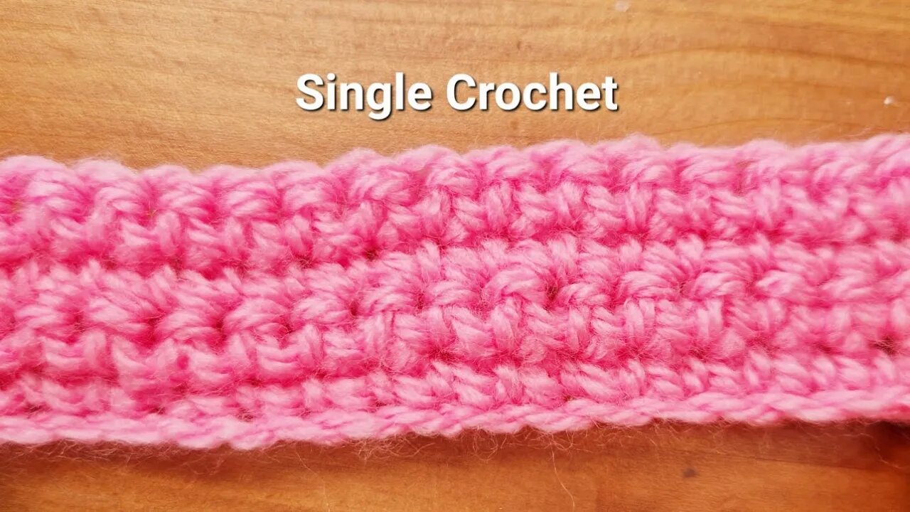 How to do single crochet. (In the UK, this is called double crochet)