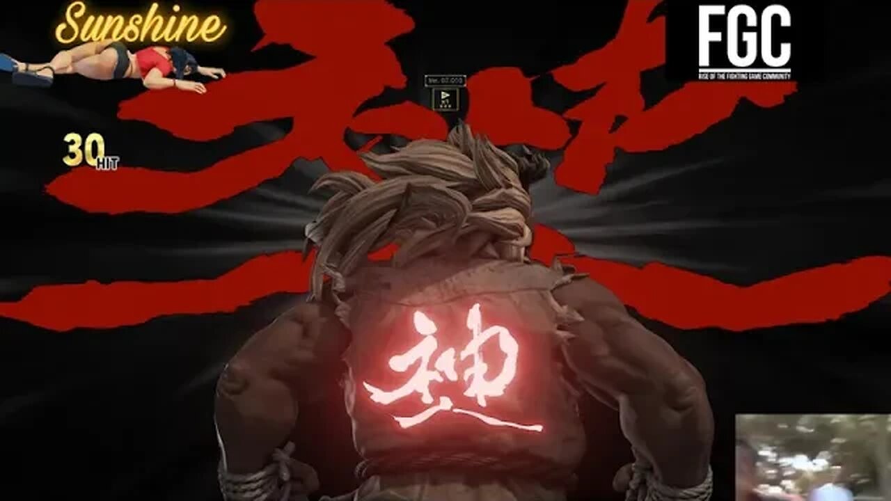 Akuma taunt bait 3hit parry on Nash EX Scythe into RAGING DEMON