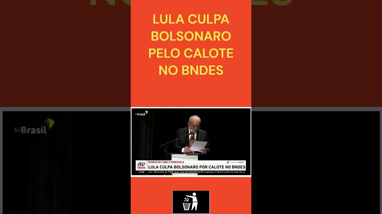 L_U_L_A CULPA BOLSONARO DO CALOTE DO BNDES| Semeando a Verdade #shorts