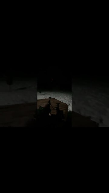 .50 cal tracer round shot from a Barrett at night.