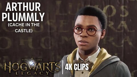 Cache In The Castle Full Side Quest, Meeting Arthur Plummly | Hogwarts Legacy 4K Clips