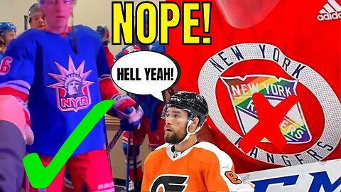 New York Rangers Players DO NOT WEAR PRIDE NIGHT JERSEYS?! Choose LADY LIBERTY INSTEAD!