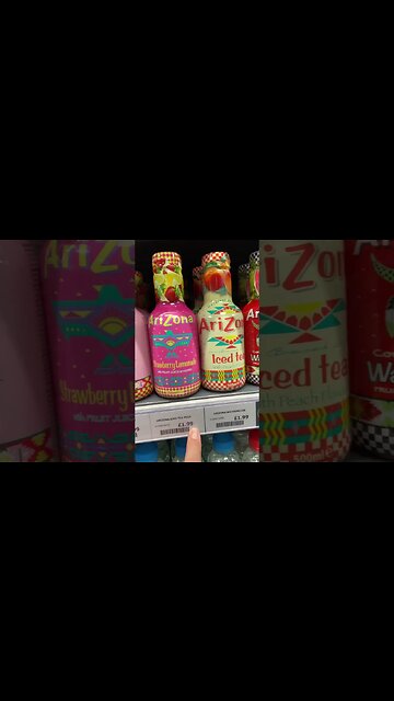 Price of the “.99” Arizona Teas in London