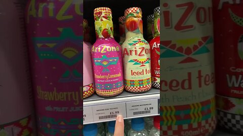 Price of the “.99” Arizona Teas in London